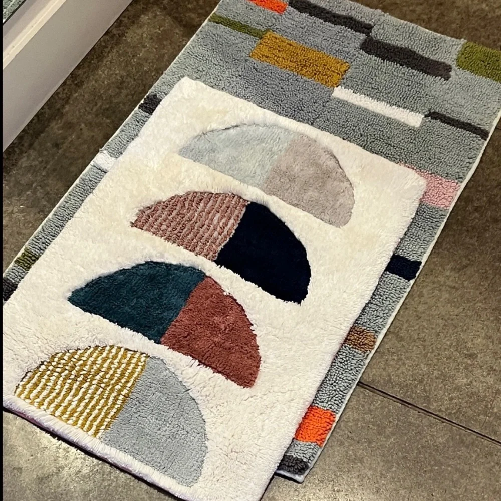 West Elm / Margo Selby / Organic / Tulip Fields Bath Mat / 20”x34”